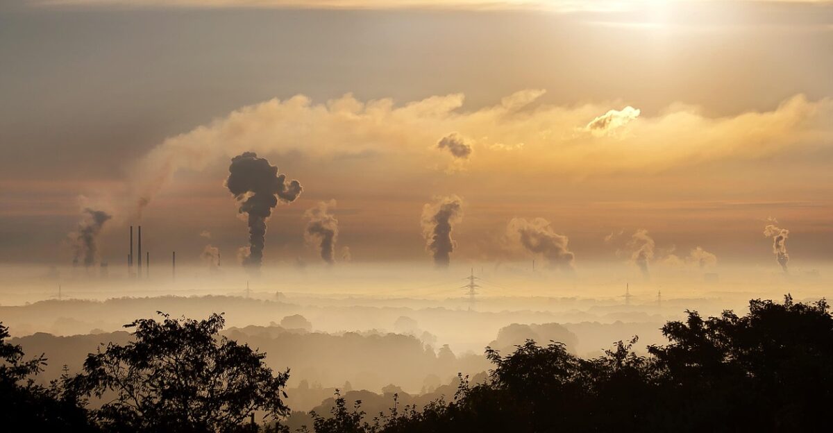 industry sunrise fog germany factory ruhr area money environment exhaust smoke environmental protection environmental pollution chimney highway nature evening sky disposal kamp lintfort power plant air pollution heaven duisburg smog industrial plant steam poisonous