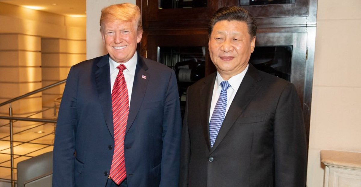 U.S. President Donald Trump and PRC President, CCP General Secretary Xi Jinping at G20 Buenos Aires Summit, before the working dinner