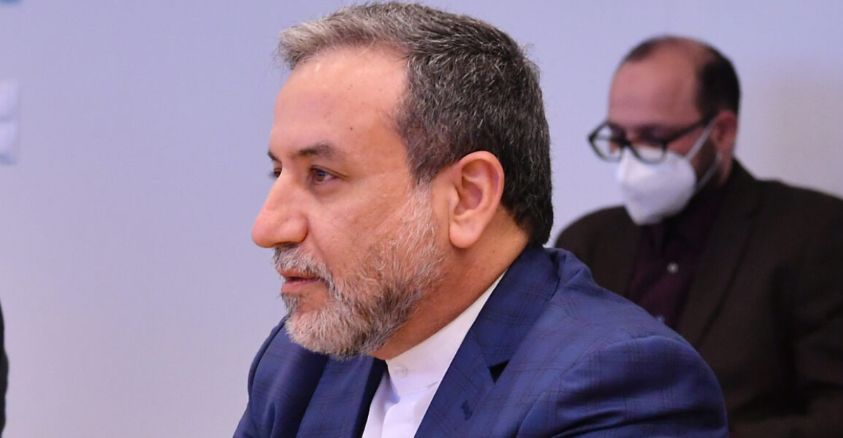 <p>IAEA Director General Rafael Mariano Grossi met with HE Dr. Seyed Abbas Araghchi, Deputy Foreign Minister for Political Affairs of the Islamic Republic of Iran during his official visit at the Agency headquarters in Vienna, Austria. 6 May 2021.
</p><p>Photo Credit: Dean Calma / IAEA
</p><p>Iranian Delegation:
HE Dr. Seyed Abbas Araghchi, Deputy Foreign Minister for Political Affairs of the Islamic Republic of Iran
HE Ambassador Kazem Gharib Abadi, Resident Representative of the Islamic Republic of Iran to the IAEA
</p><p>IAEA:
Rafael Mariano Grossi, IAEA Director General
Massimo Aparo, IAEA Deputy Director General and Head of the Department of Safeguards
</p>
Mark Bassett, Special Assistant to the DG for Nuclear Safety and Security and Safeguards