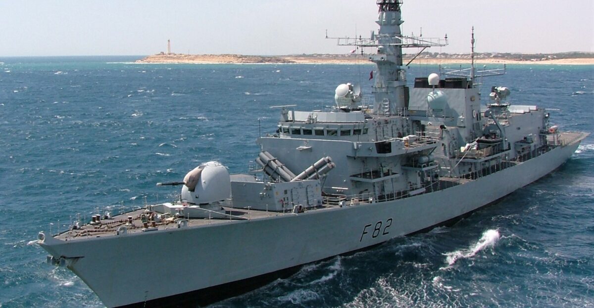 HMS Somerset at Cape Trafalgar