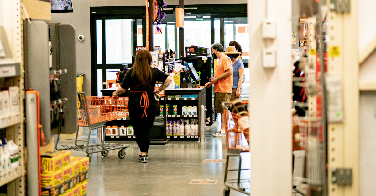 a store filled with lots of shelves filled with items