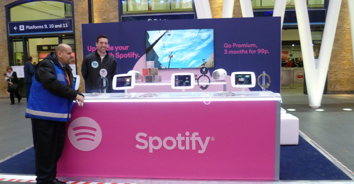Spotify King s Cross Railway Station